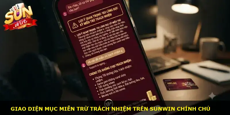 Miễn Trừ Trách Nhiệm Sunwin - ảnh 1